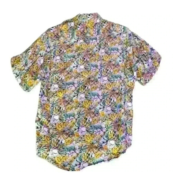 Express vintage floral button down - Picture 4 of 4